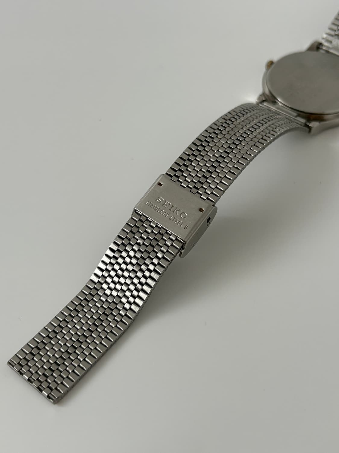 90s galaxy black dial silver quartz 상품이미지8