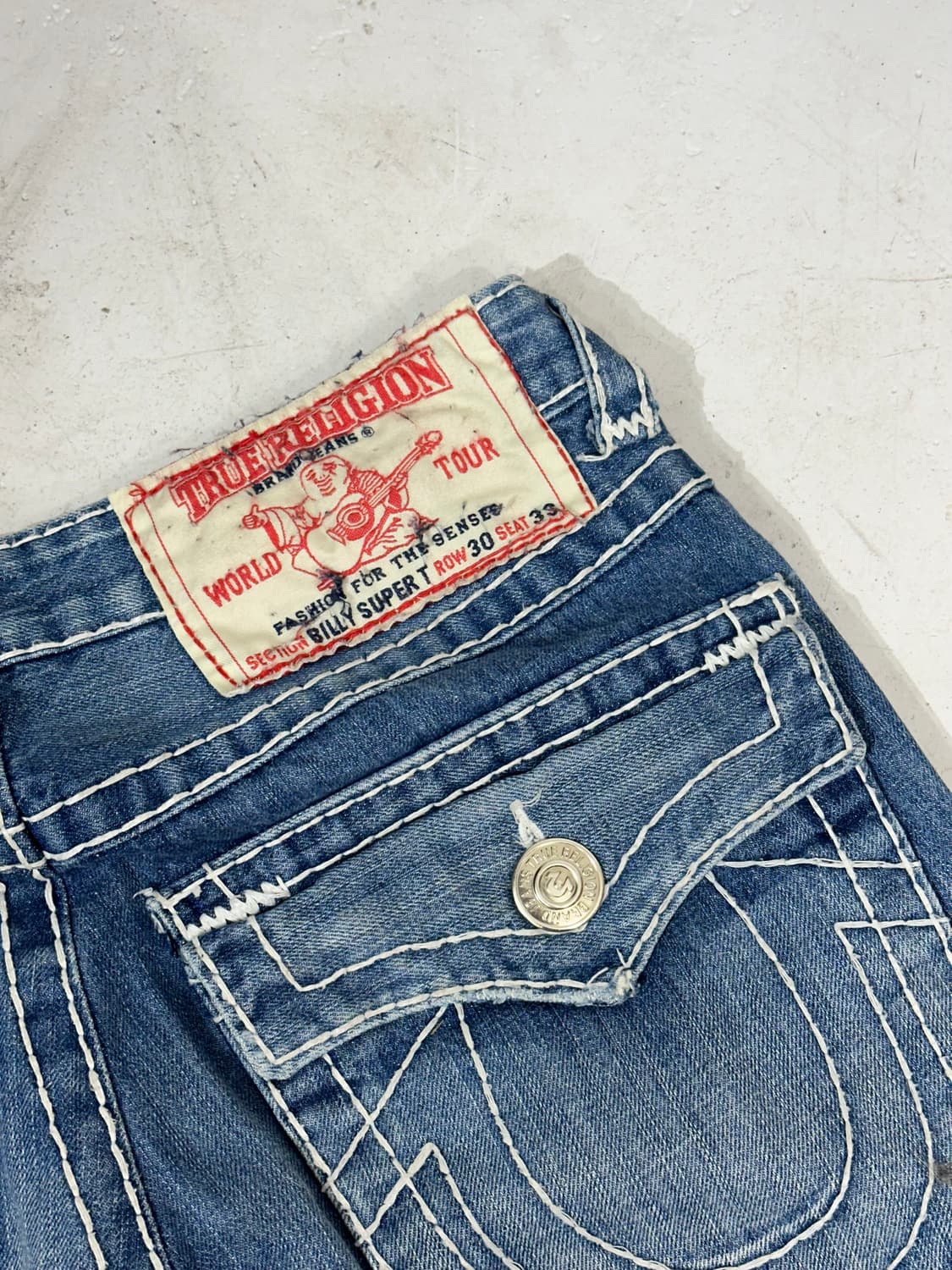 USA 트루 릴리전 연청 빌리 슈퍼 티 데님 팬츠 청바지  상품이미지6