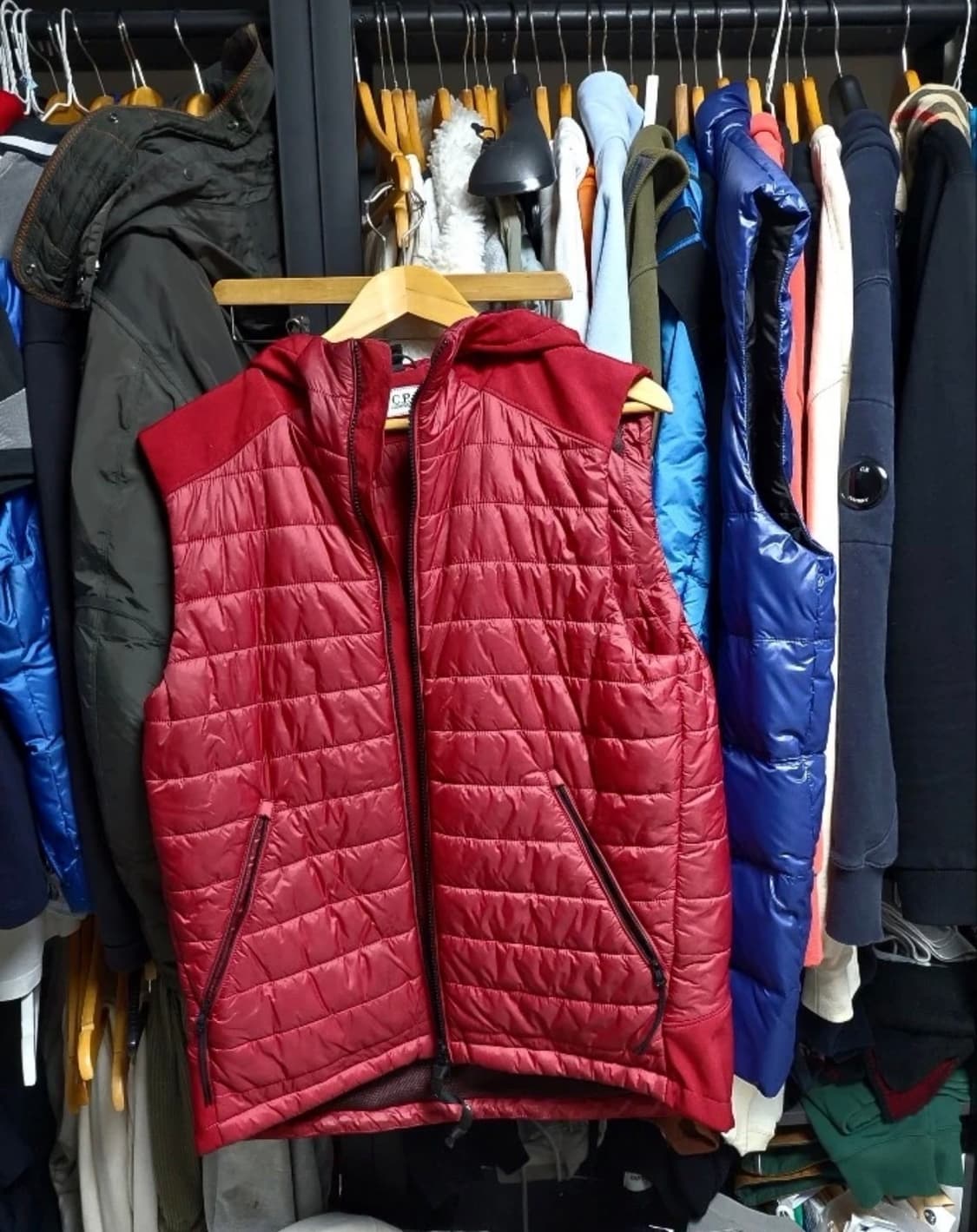 cp 컴퍼니 씨피쉘 고글 패딩조끼 상품이미지1