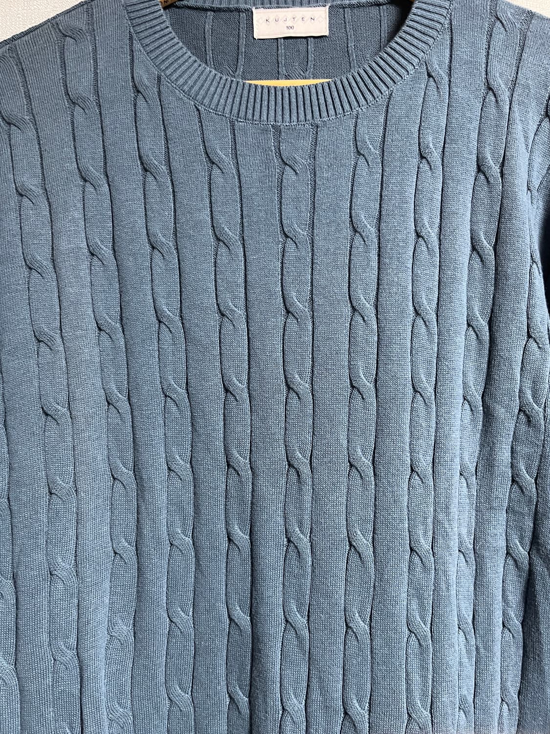 공용 KUJTEN 쿠즈텡 케이블 니트 100 사이즈  상품이미지3