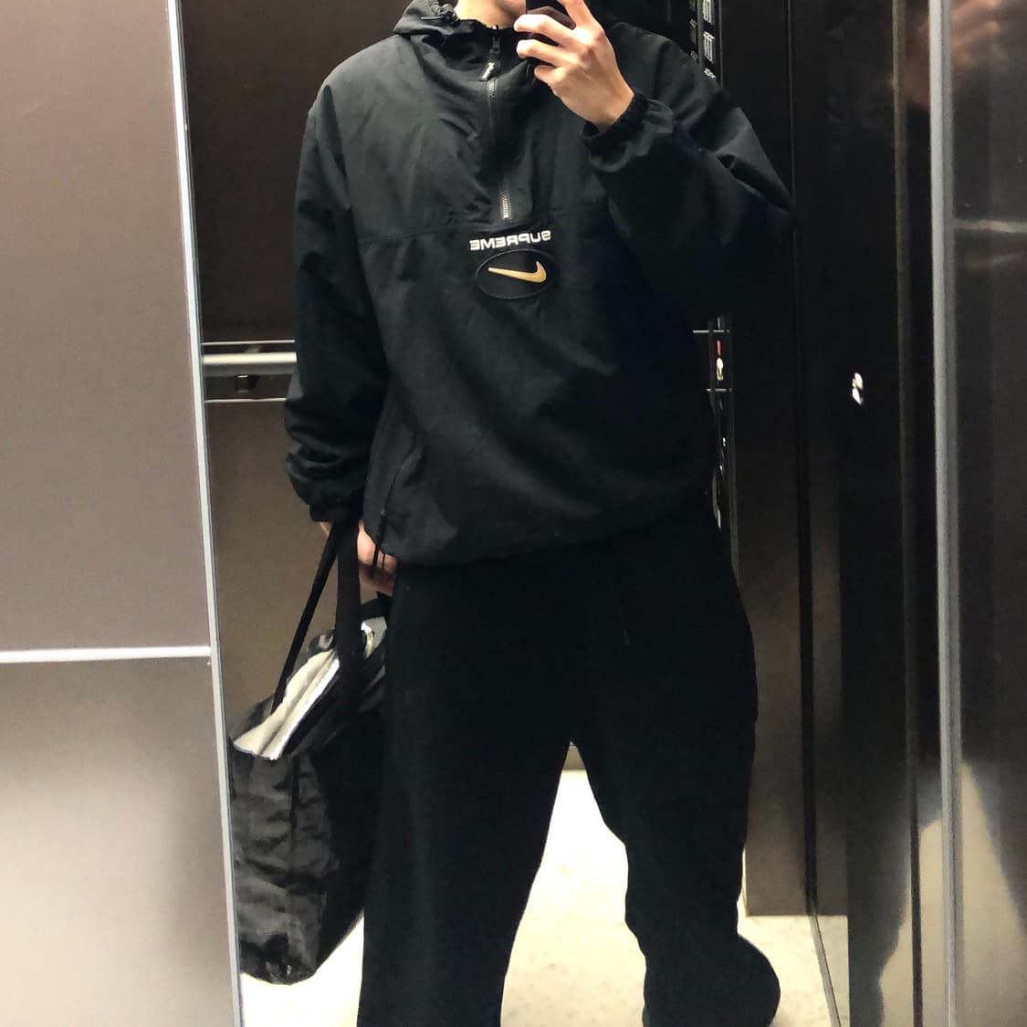 나이키 X 슈프림 리버시블 립스탁 아노락 M 상품이미지2