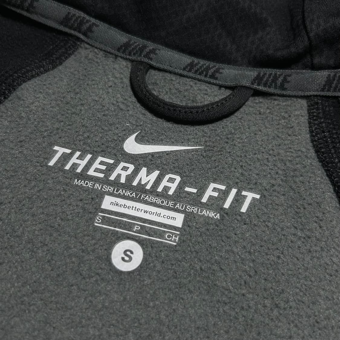 [S] Nike 나이키 기모 챠콜 스우시 후드집업 자켓 상품이미지5