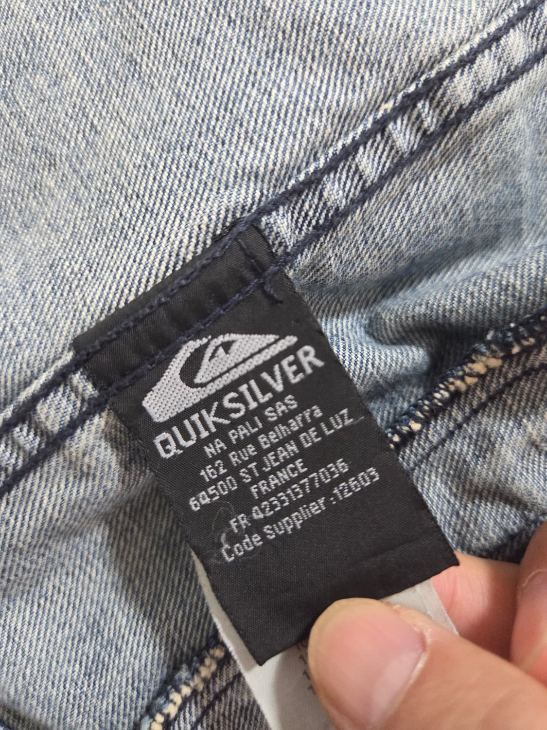 퀵실버 패치 데님 자켓 청자켓 상품이미지4