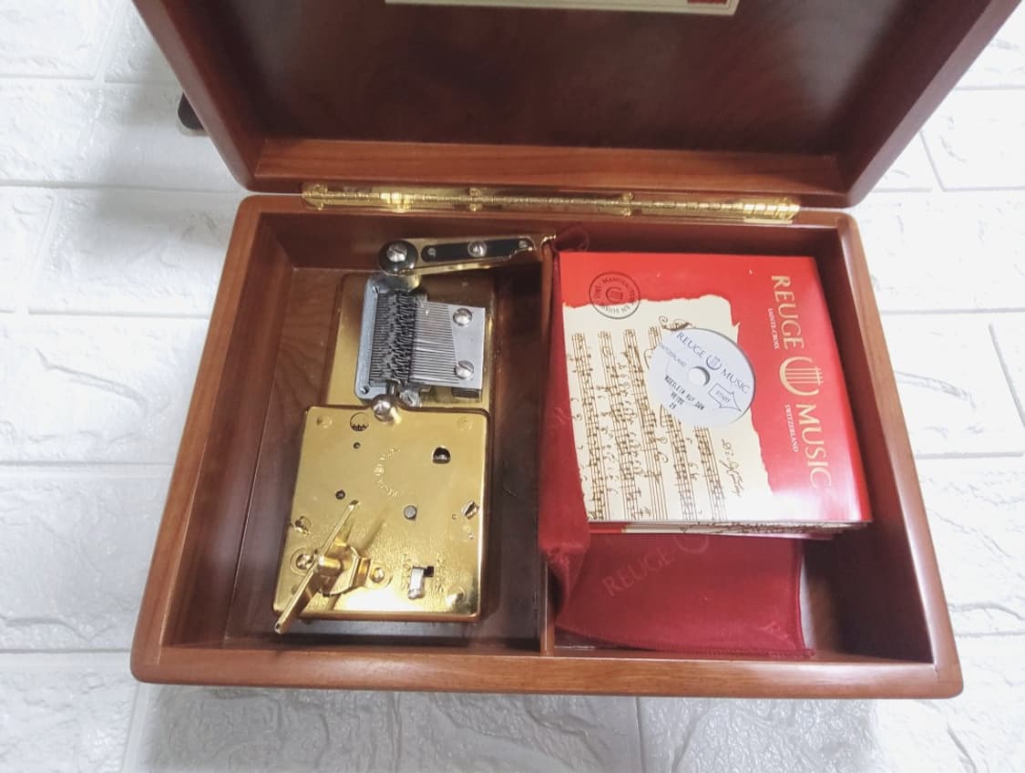 Reuge 루즈디스크 오르골 레코드 8매 보증서 사운드보드 포함 상품이미지5