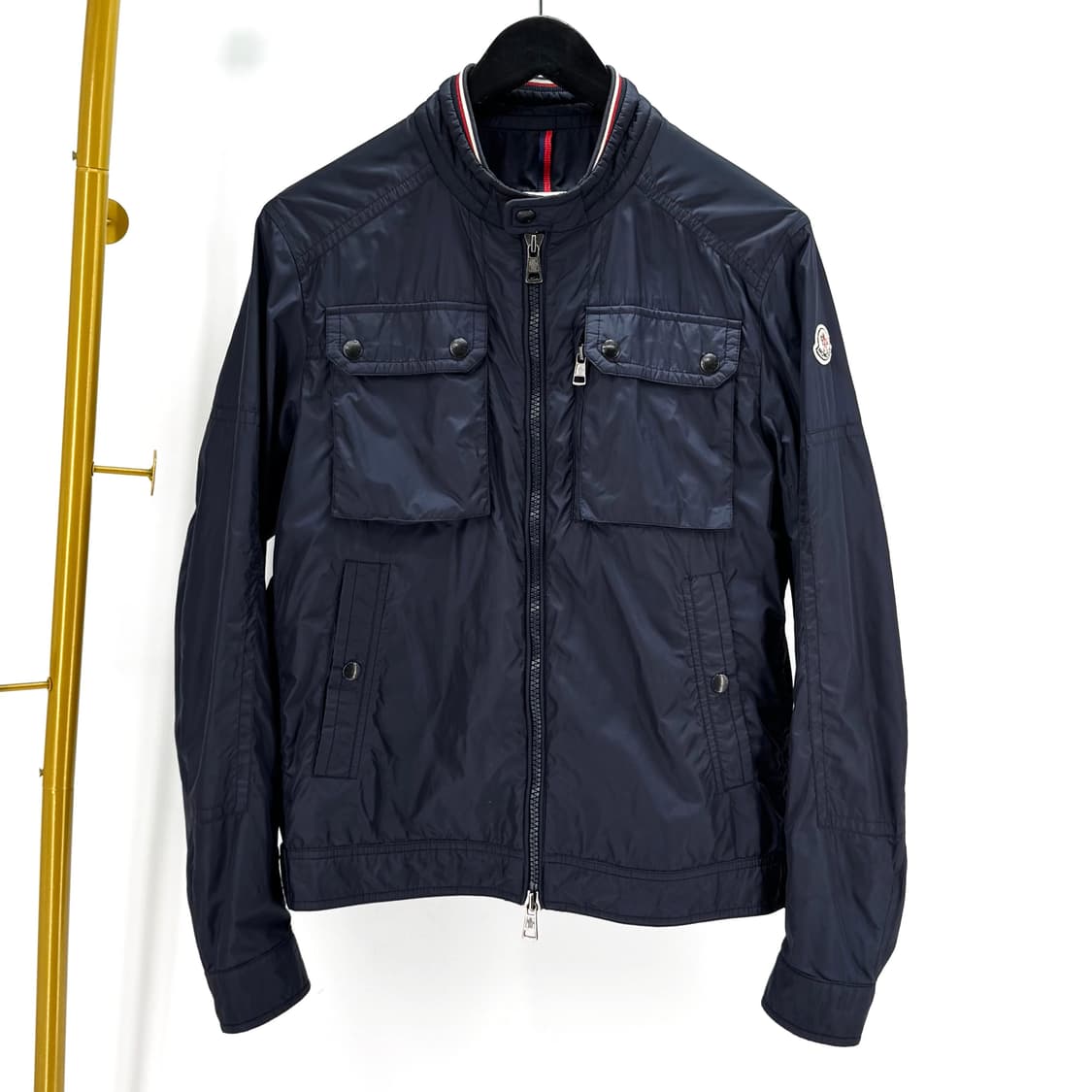 [3사이즈] 몽클레어 바람막이 집업 자켓 네이비 상품이미지2