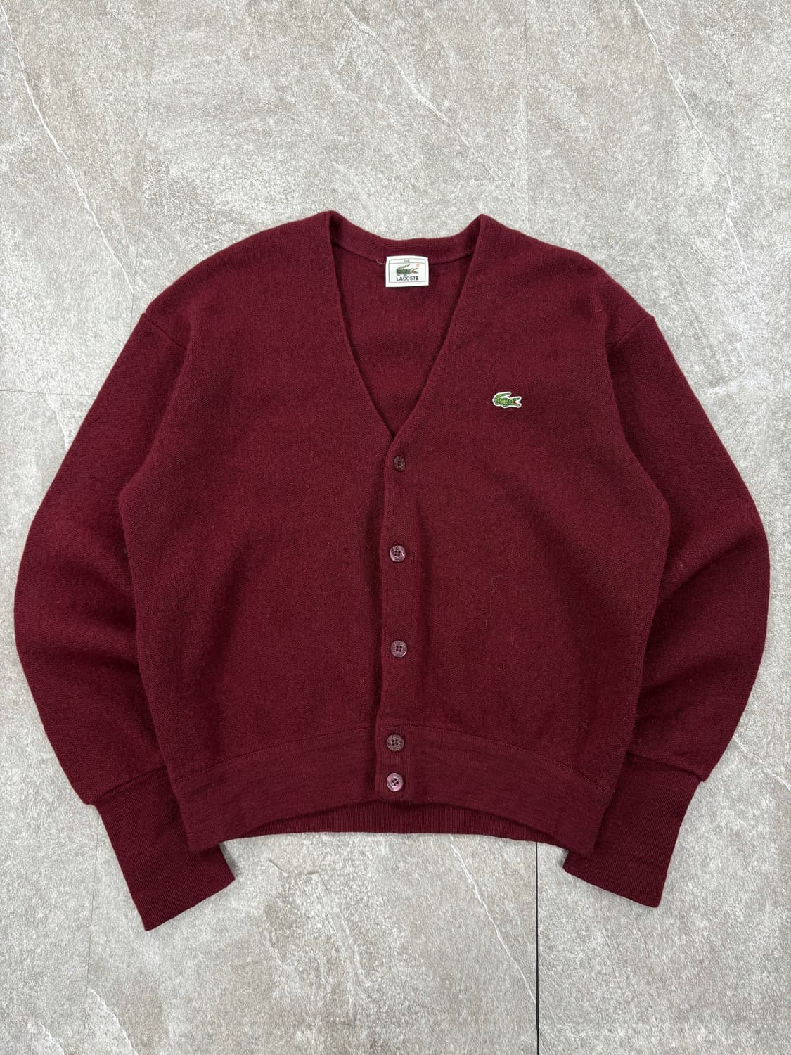 Lacoste 90's Cardigan   표기 𝑆𝑖𝑧𝑒 : 10 상품이미지1