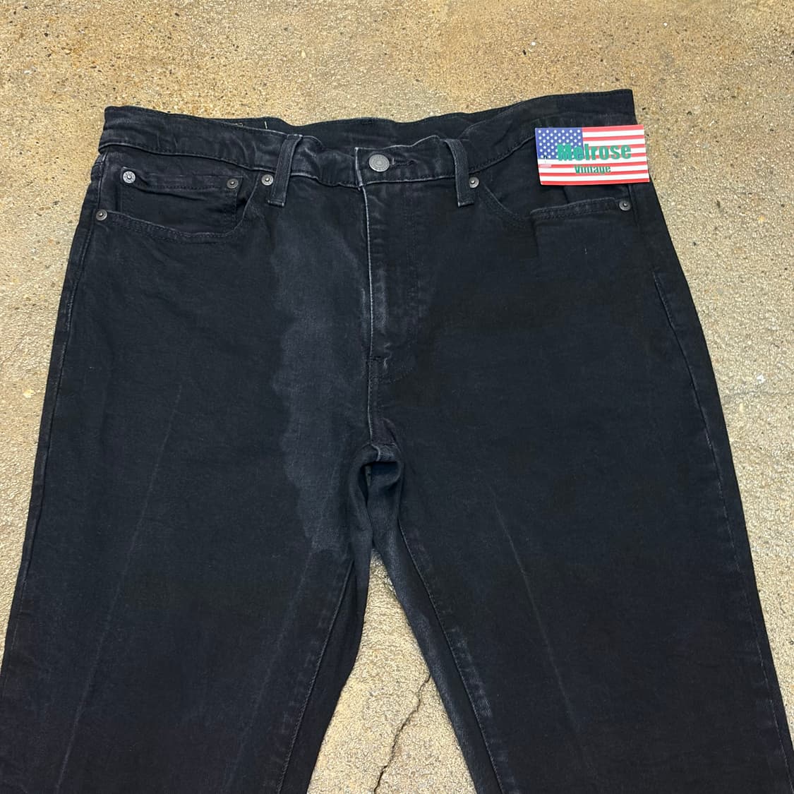 미국 빈티지 리바이스 511 스판 블랙진 흑청 청바지 상품이미지2