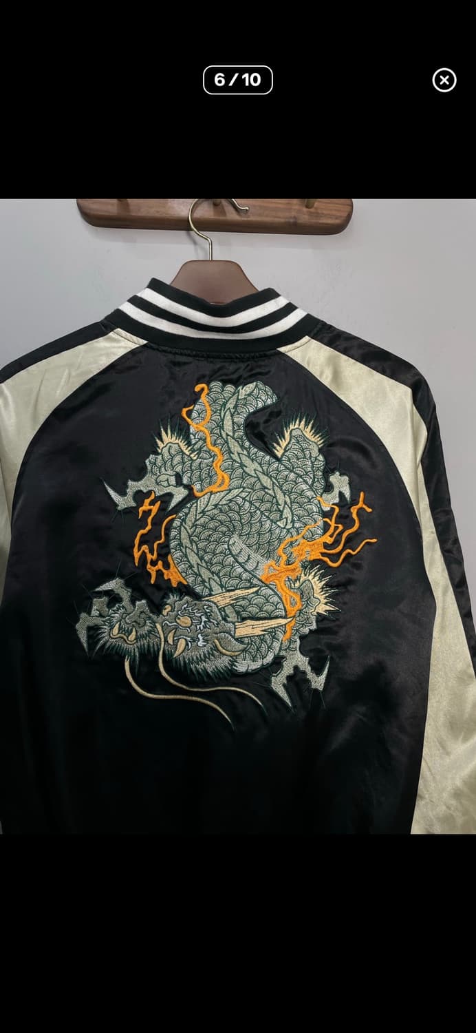 jpn 빈티지 용자수 스카쟌 자켓 A3547 상품이미지5