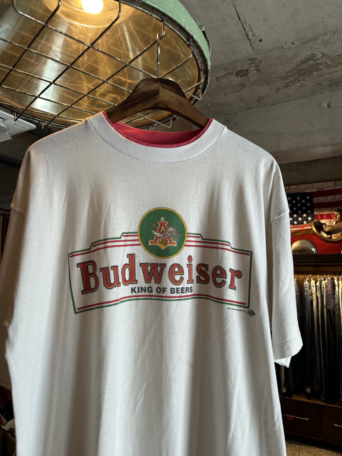 90s USA 빈티지 Budweiser 버드와이저 반팔 티셔츠 상품이미지2