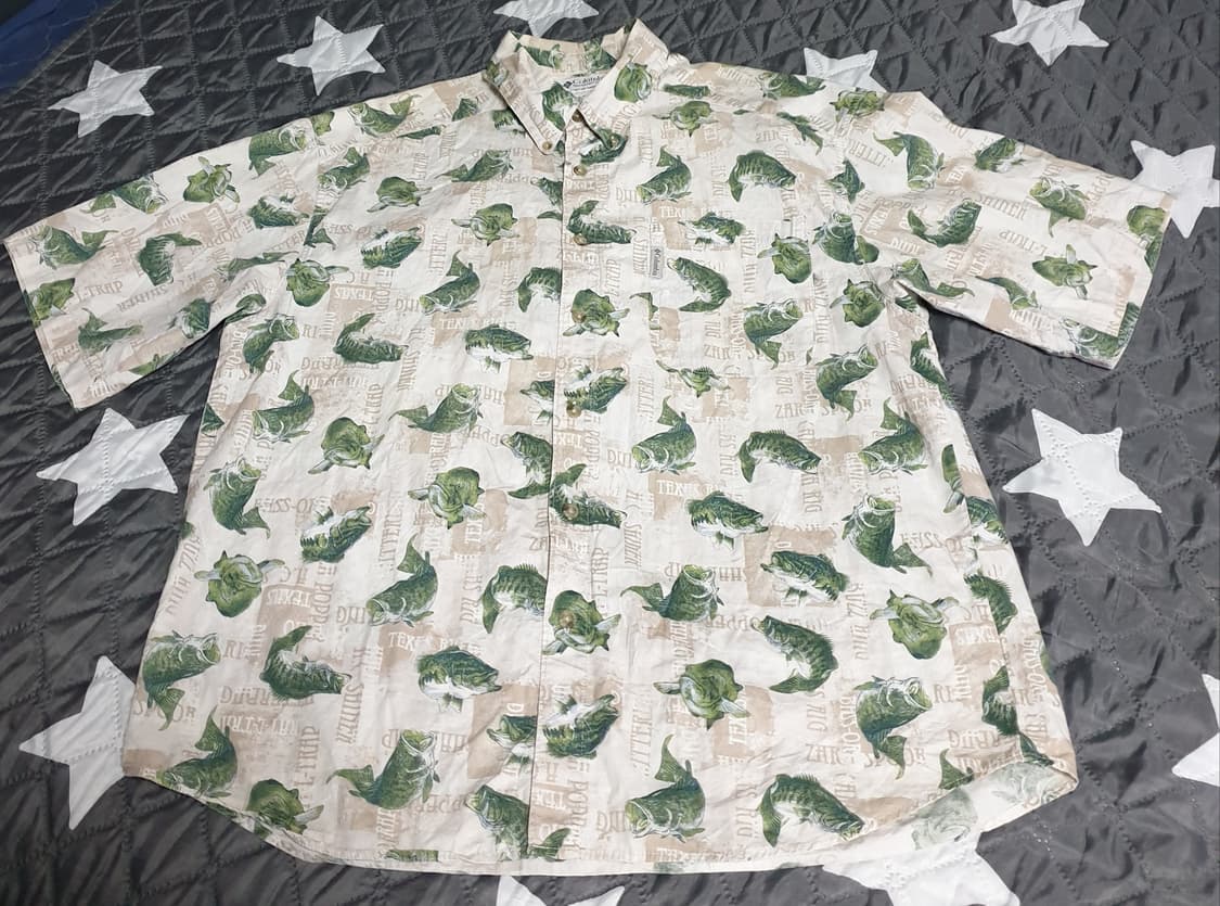 콜롬비아 00s 빈티지 패치드포켓 하와이안 셔츠 (L) 상품이미지1