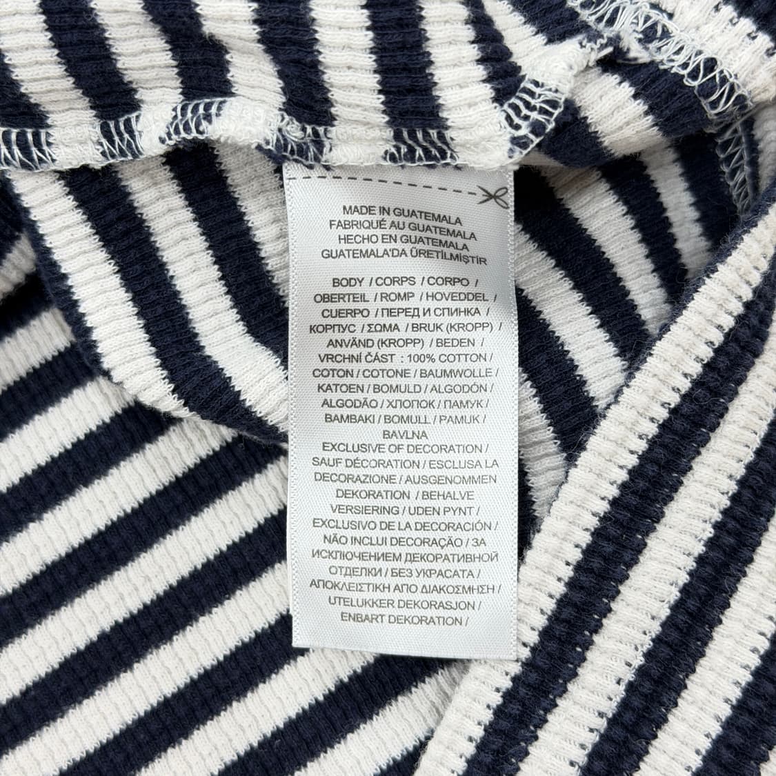 폴로 랄프로렌 와플 스트라이프 긴팔 티셔츠 상품이미지6