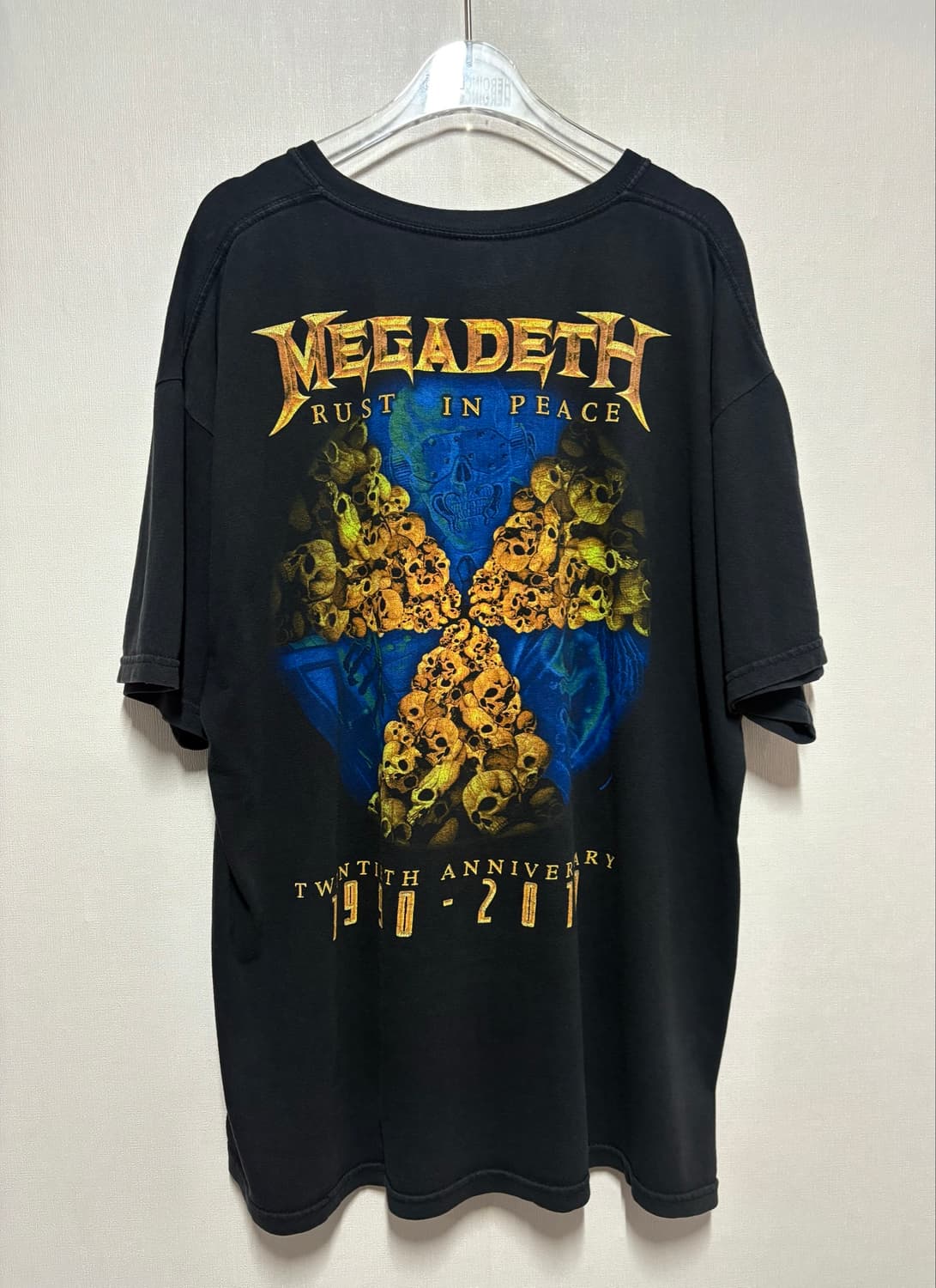 [XL] 2010 Megadeath Rust in peace 반팔 티셔츠 상품이미지2