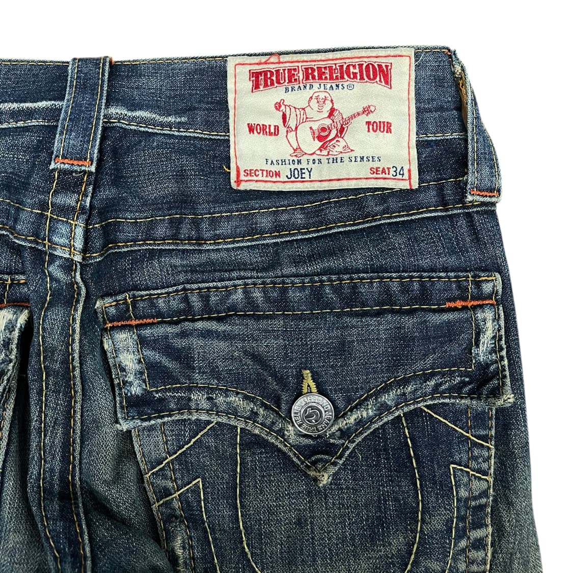 트루릴리전 부츠컷 데님팬츠 made in USA 상품이미지5