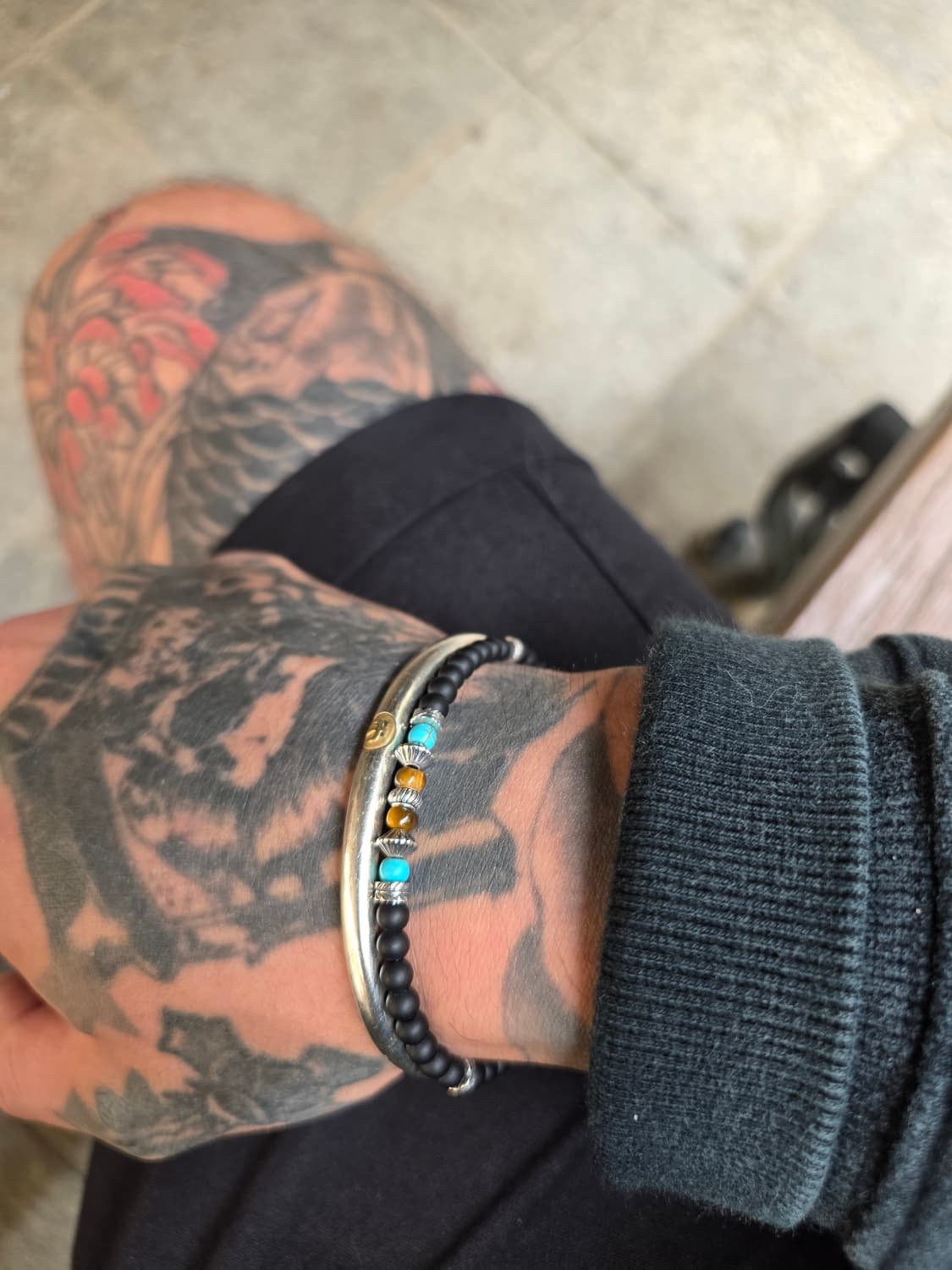 3Cross  silver925 onxys bracelet 상품이미지6