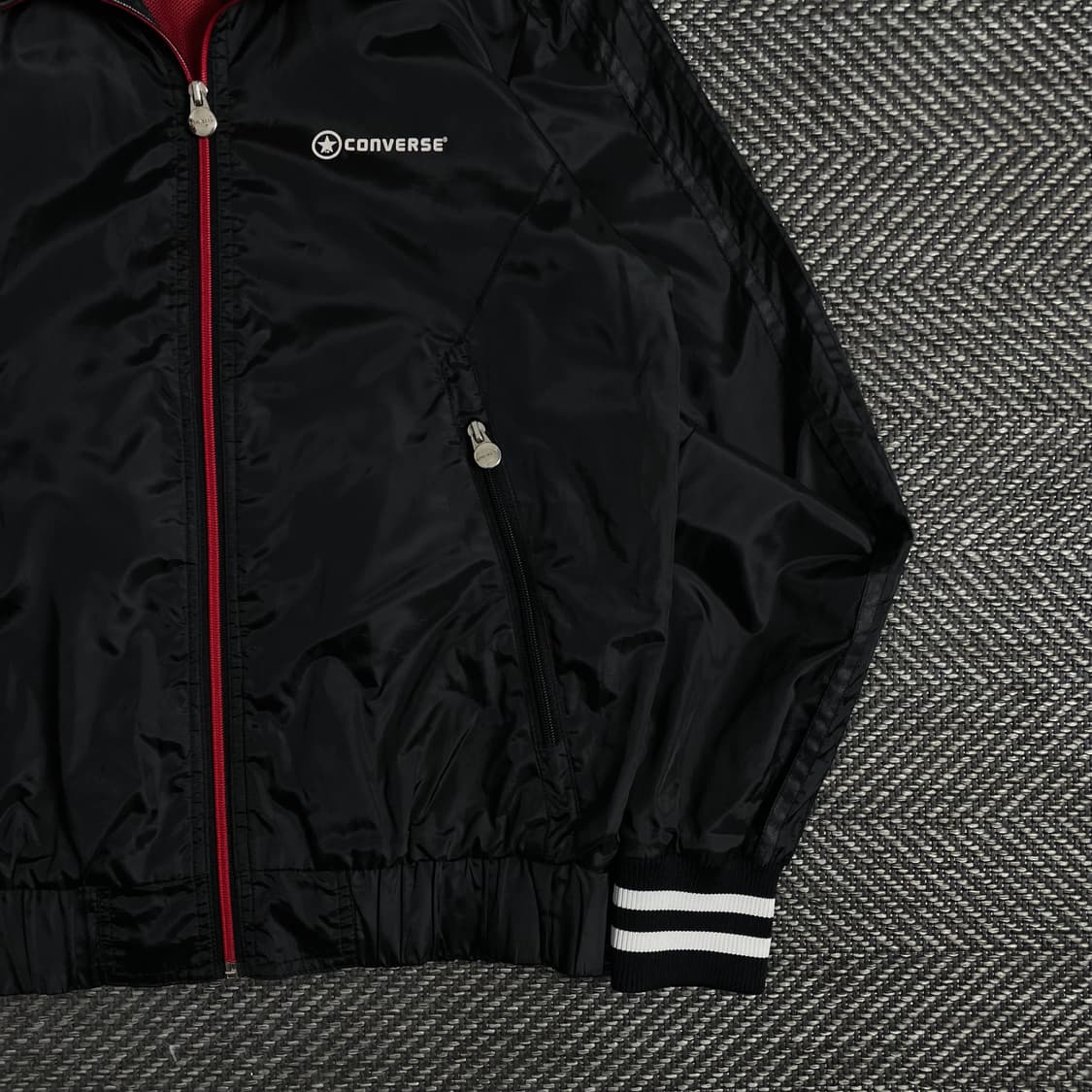 00s 컨버스 올드스쿨 디테일 우븐 트랙자켓o 3265 상품이미지2