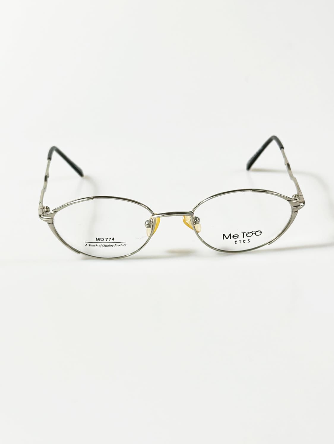 일본제 ME TOO EYES 실버 슬림 오벌 프레임 빈티지 안경 상품이미지1