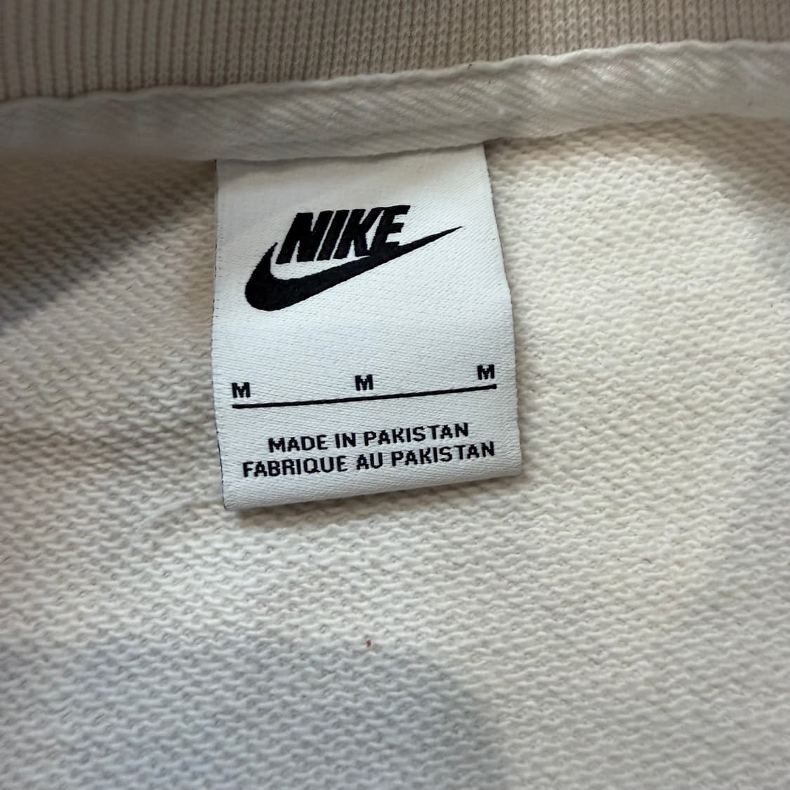 Nike 센터 로고 아이보리 맨투맨 상품이미지3