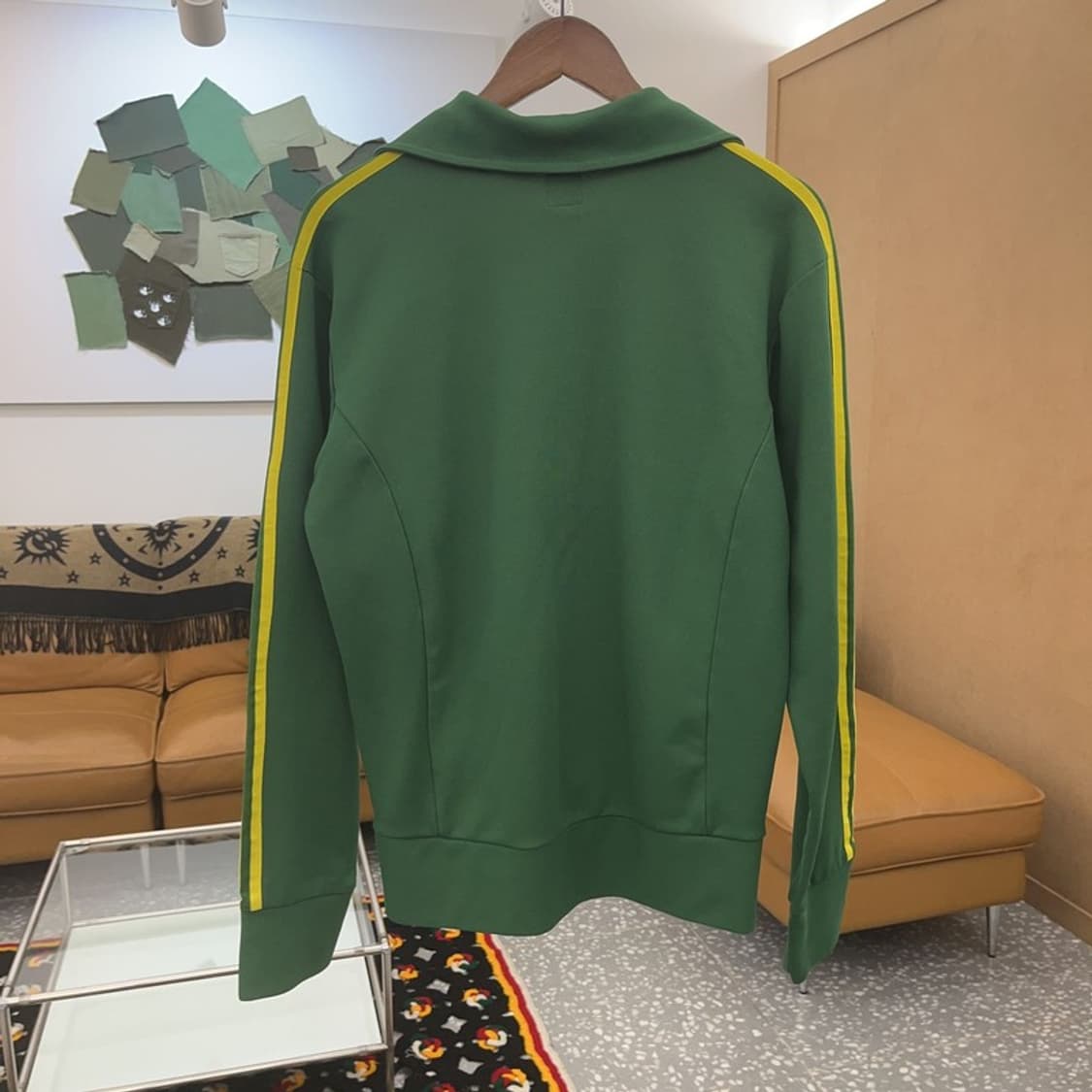 아디다스 올드스쿨 Y2K 옐로우그린 져지 집업 105 C07059 상품이미지4