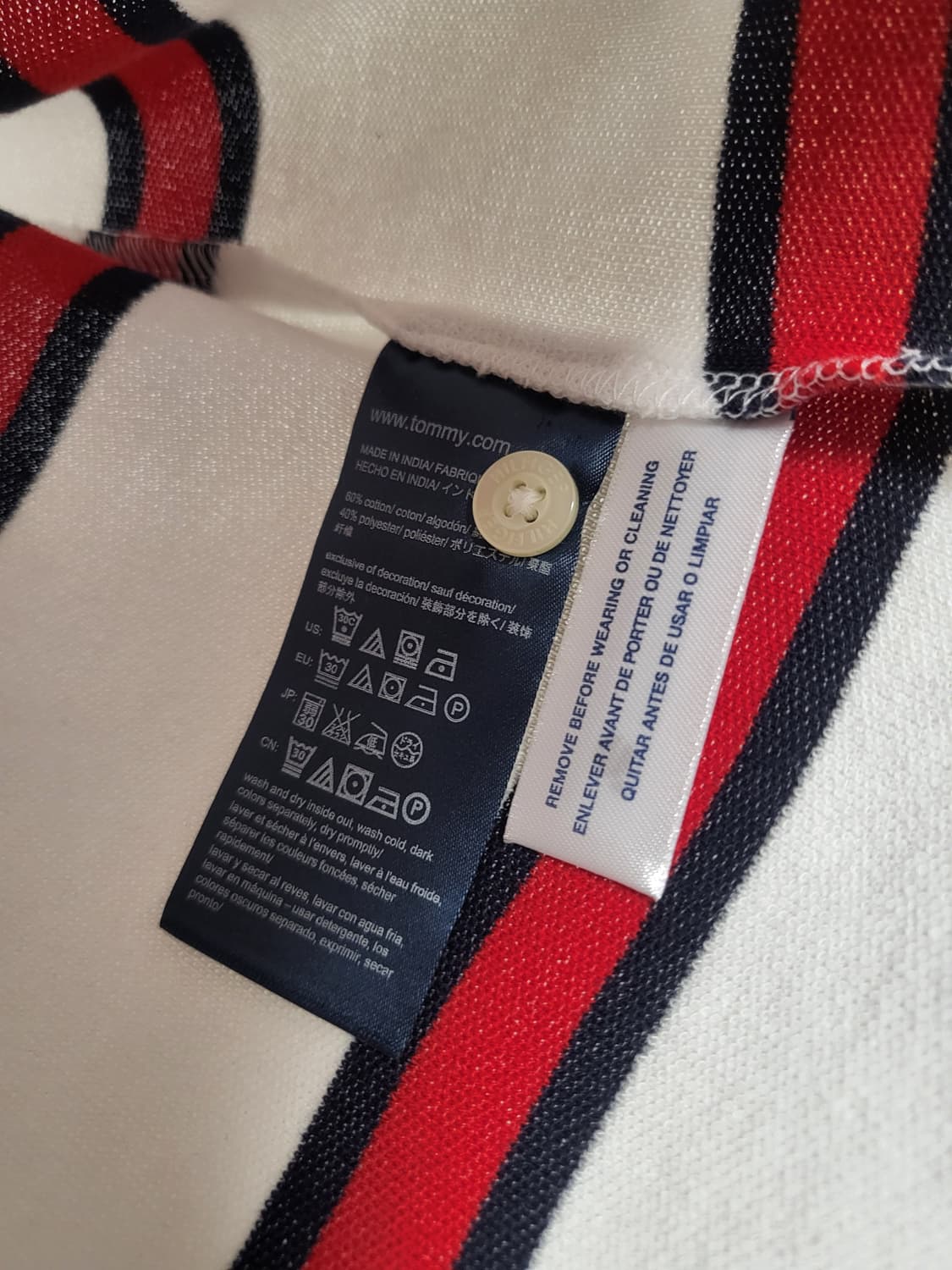 타미힐피거 스트라이프 티셔츠 상품이미지4