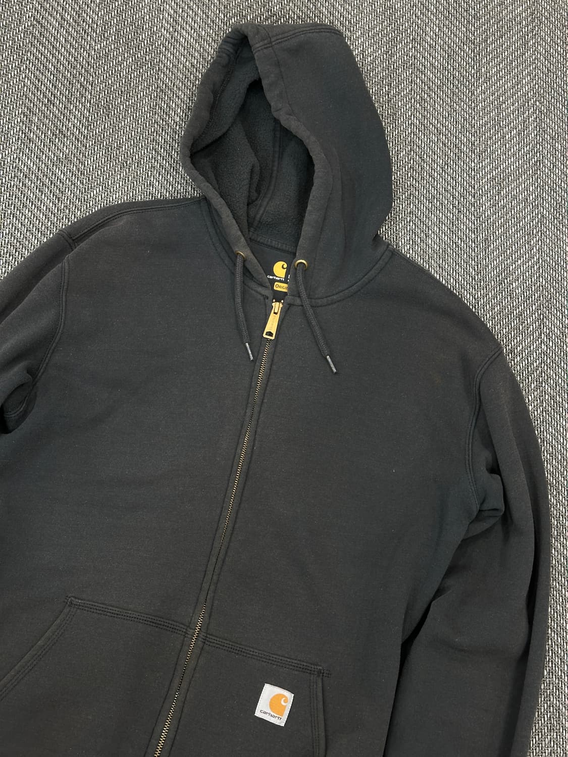 칼하트 후드집업 차콜 M 상품이미지2