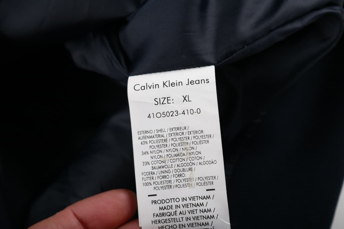 [XL] 캘빈클라인 블루종 집업 자켓 상품이미지6