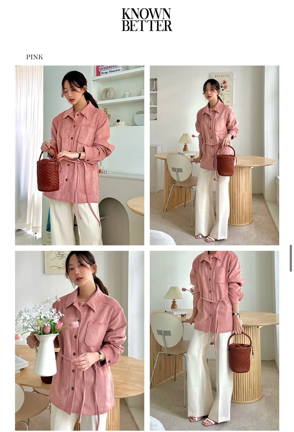 노운베러 26봄신상 스웨이드자켓(정가262,000원) 상품이미지2