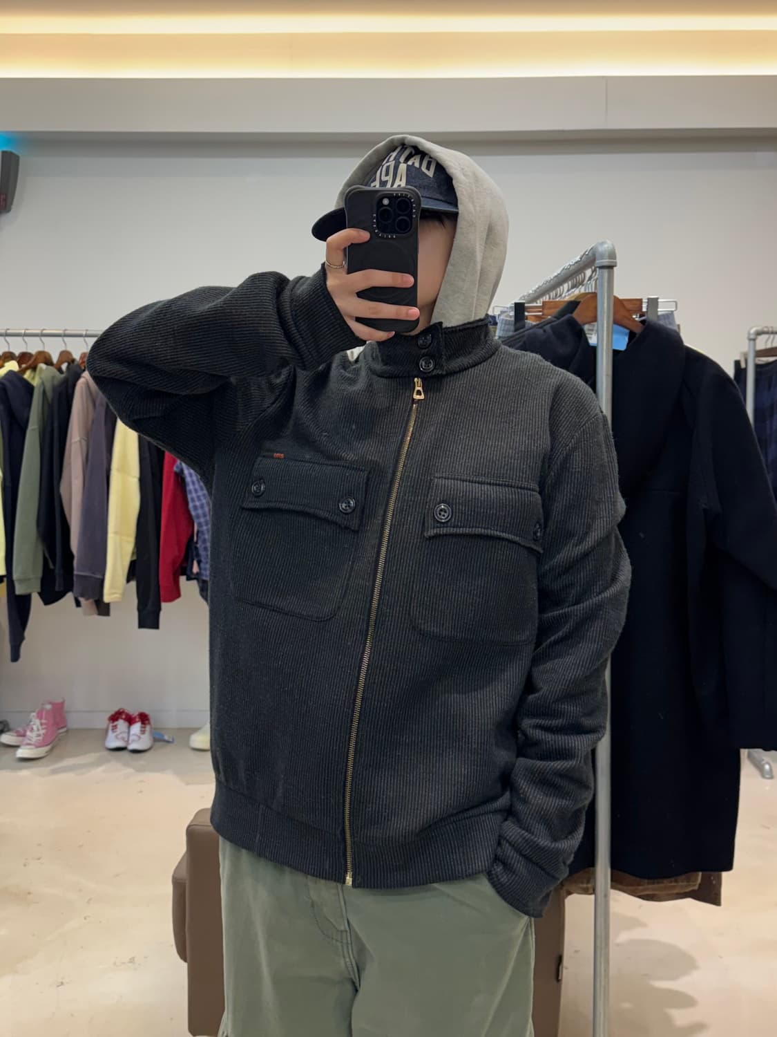 휴고보스 니트 집업 상품이미지7