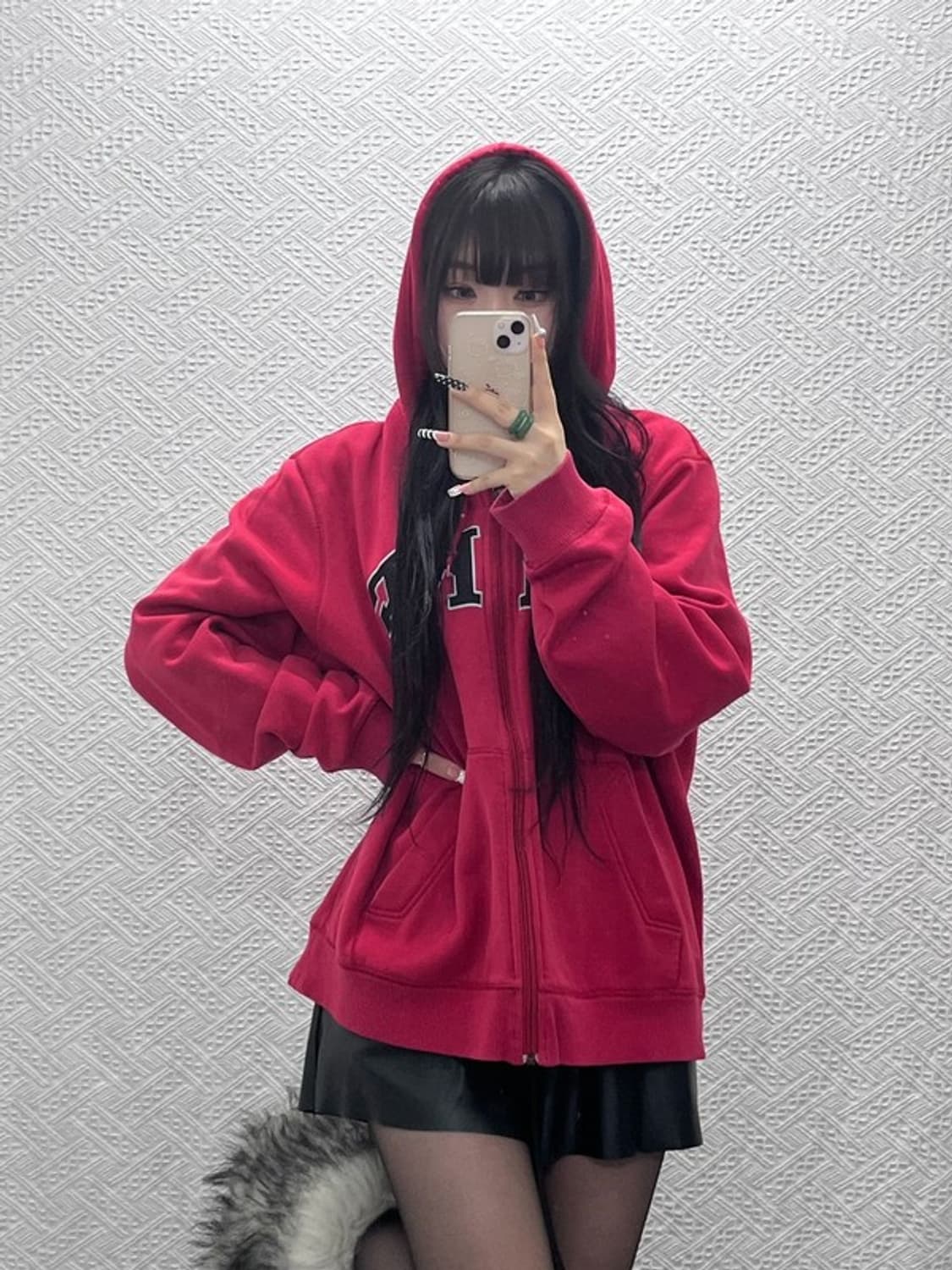 나이키 올드스쿨 레트로 빈티지 기모 후드집업 XL C10176 상품이미지2