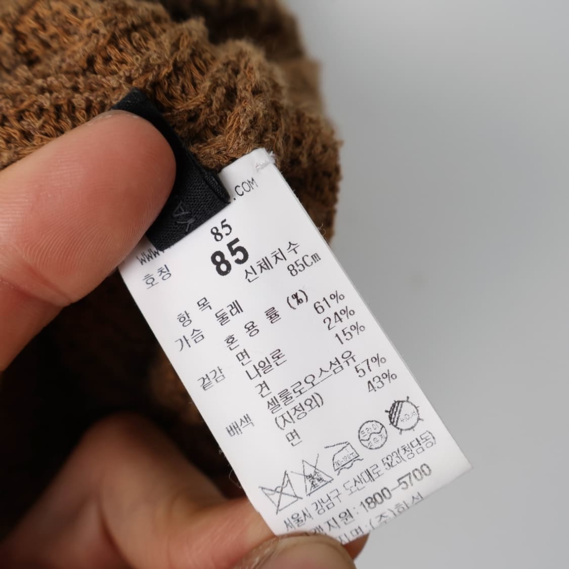 55/더캐시미어 리조트 니트 조끼  상품이미지7