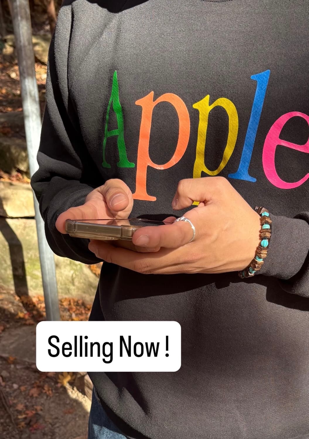90s apple sweatshirt for employee 상품이미지1