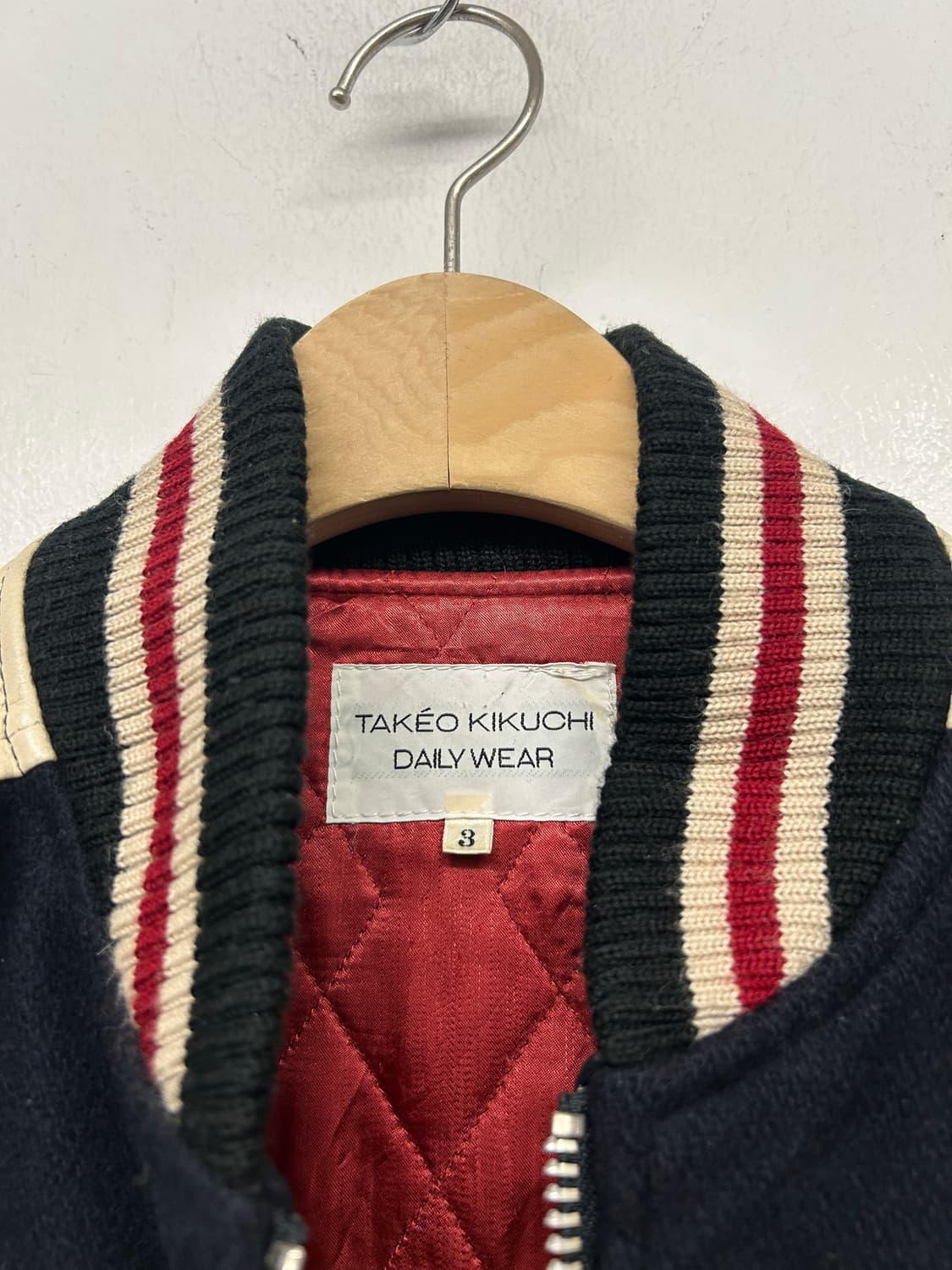 타케오 키쿠치 1992 컬렉션 바시티자켓 상품이미지6