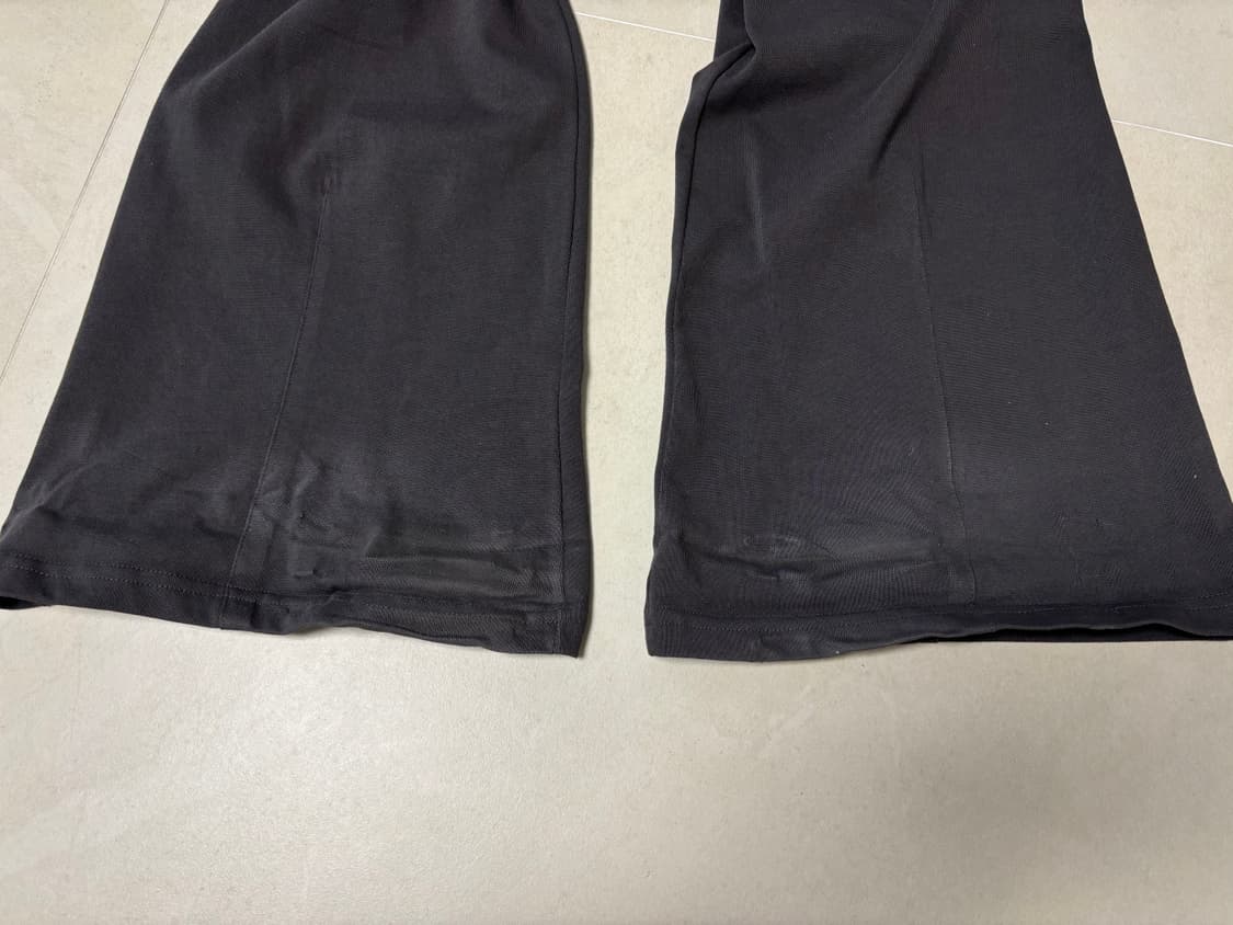 노컨텐츠 셔링 스커트 + 팬츠 세트 _ 차콜 상품이미지3