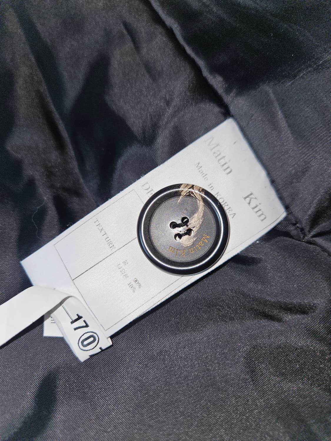 마뗑킴 레글런 울 코트 롱 자켓 블랙 Matin kim 상품이미지5