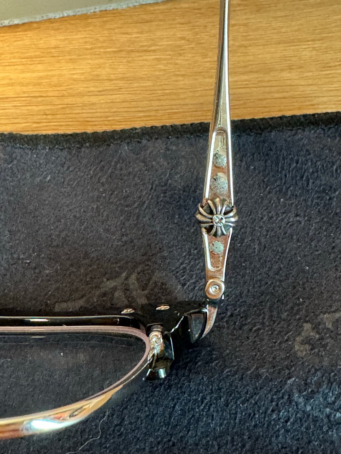 크롬하츠 슬런트 레딕션1 54사이즈 bk/ss 블랙 실버 상품이미지4