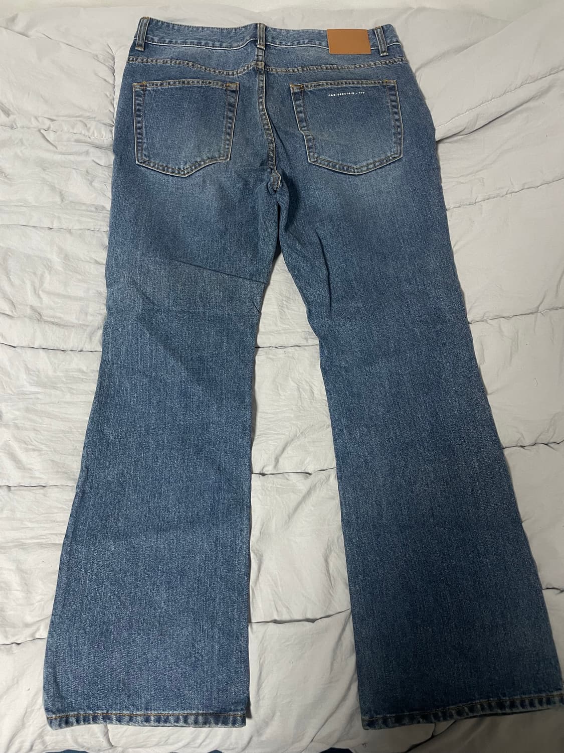 페이탈리즘 Moros 세미 플레어핏 데님팬츠 48 L 상품이미지4