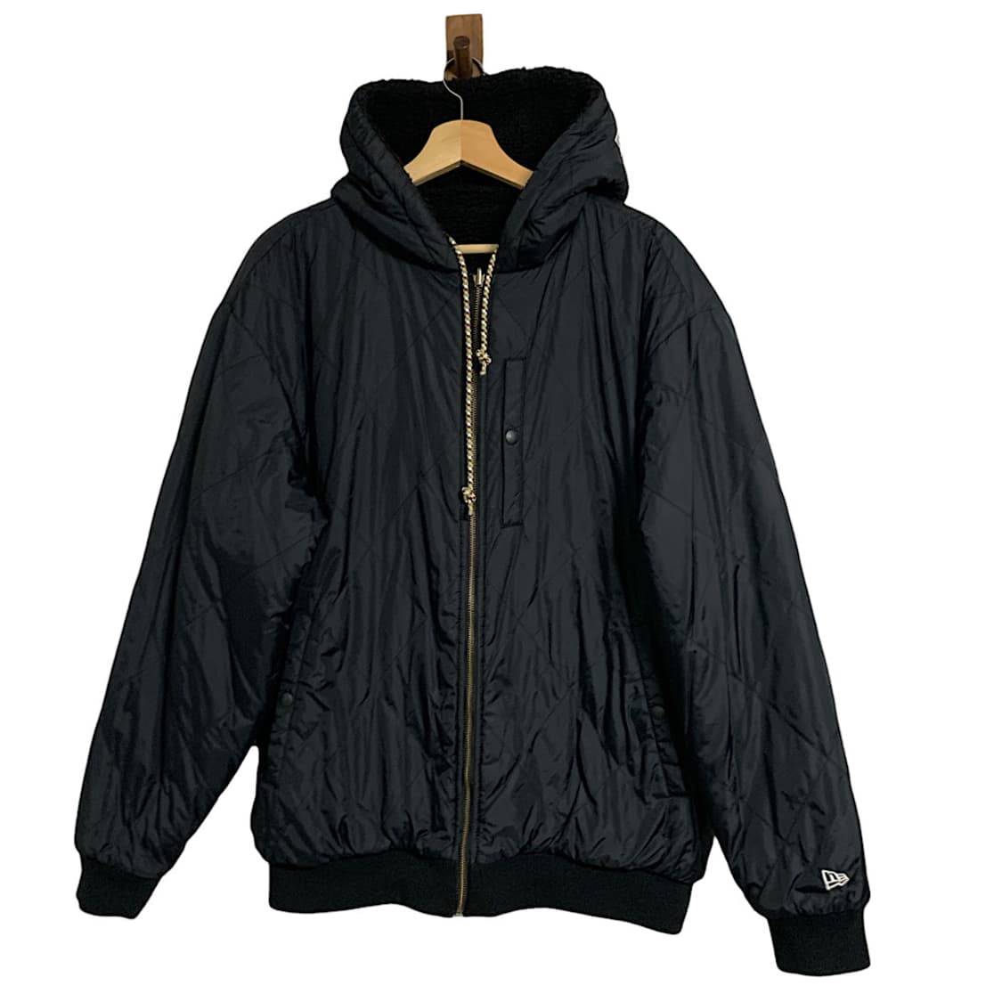 뉴에라 리버시블 블랙 후리스 바람막이 2XL 상품이미지5