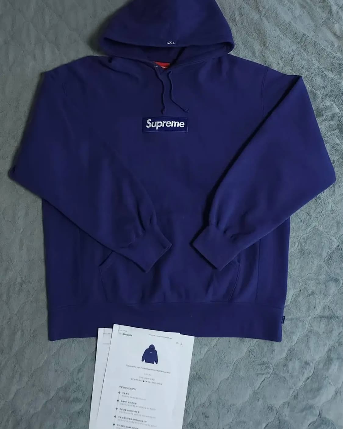 2021  슈프림 박스로고 후디드 스웻셔츠  상품이미지2
