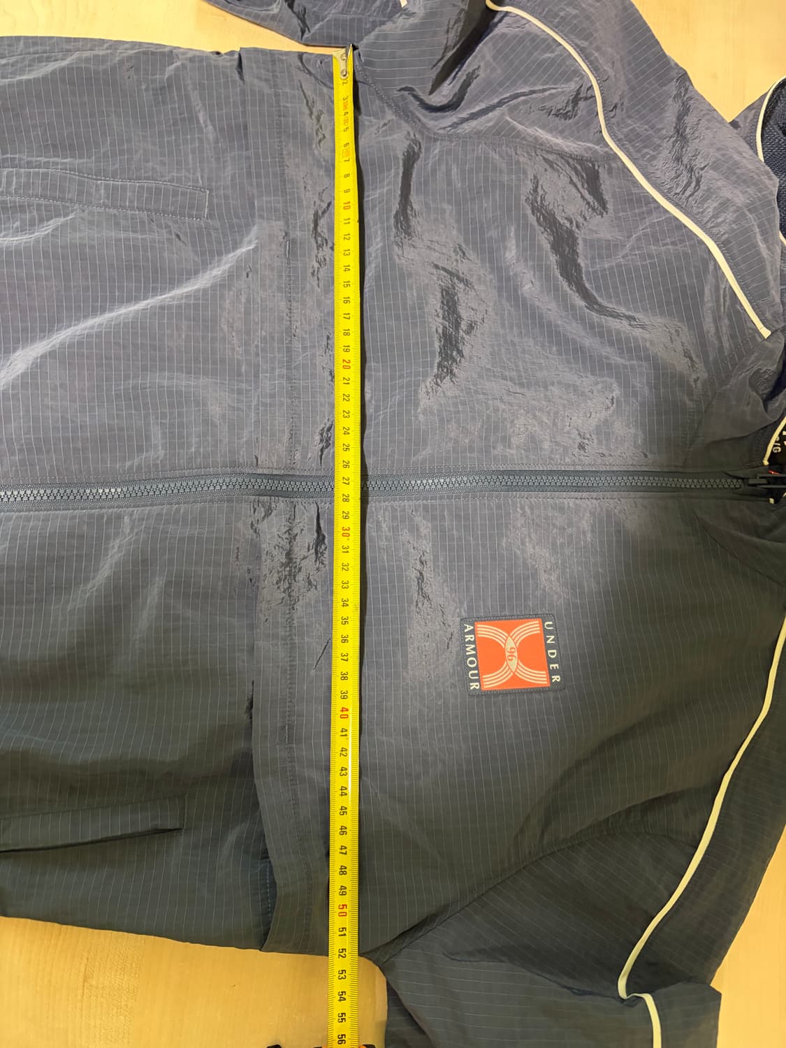 언더아머 UA런 96 바람막이 네이비색 L사이즈 상품이미지7