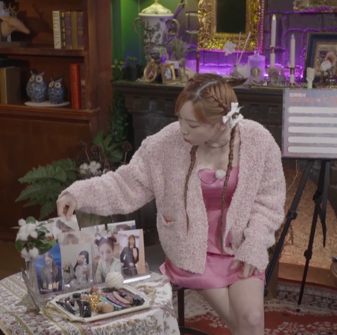 EENK 잉크 포비 숏 니티드 가디건 멀티 상품이미지6