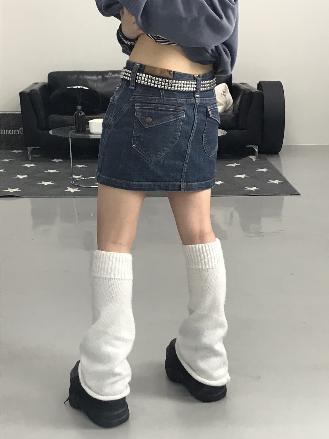 Vintage Denim Mini Skirts 상품이미지2