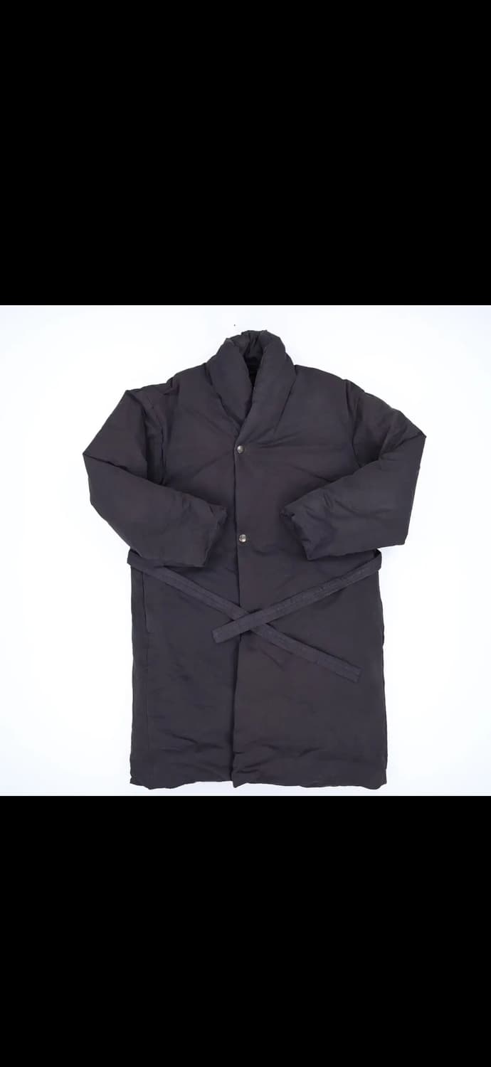 커스텀멜로우 숄카라 벨트 구스 패딩코트 0107H1 상품이미지1