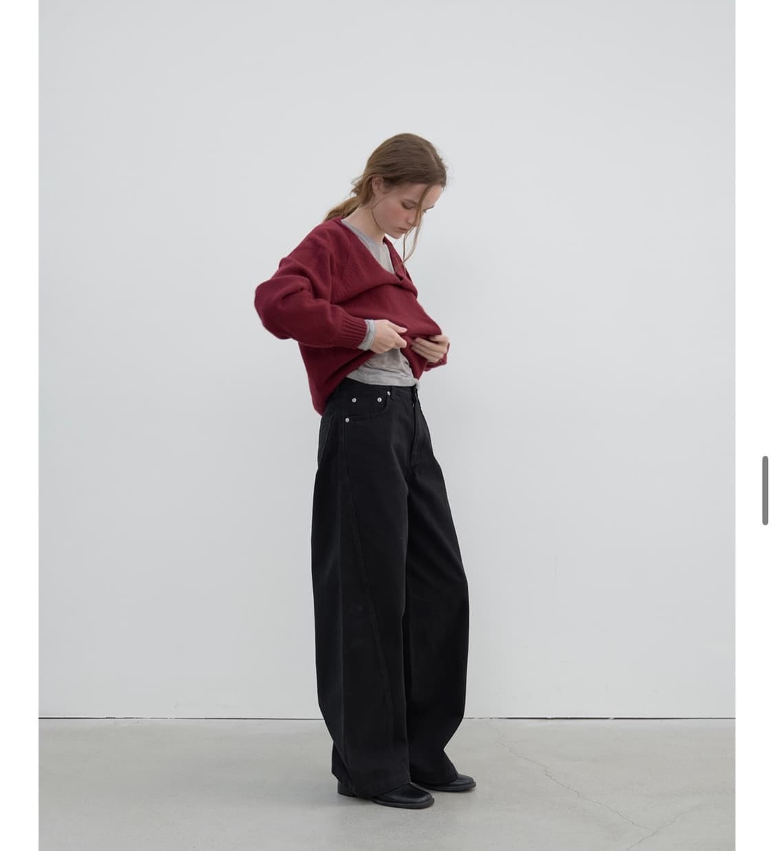 택o 새상품) 코어드 피치 배럴 진 블랙 무료배송 상품이미지1