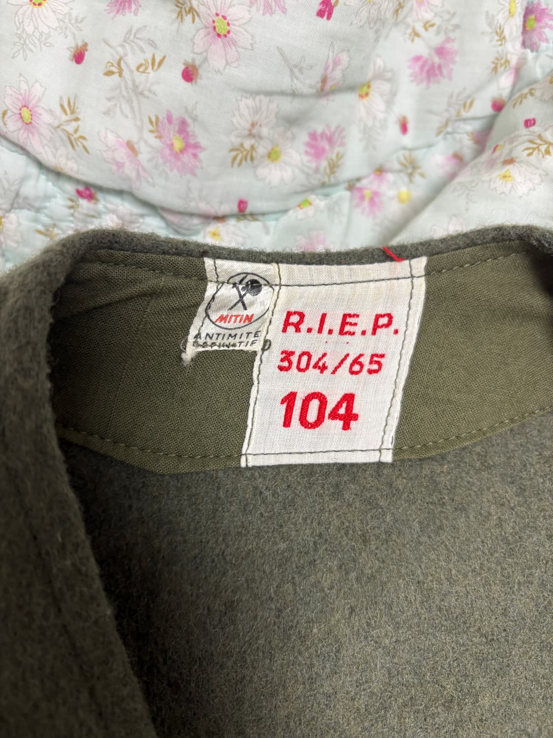 60~70s 프랑스 육군 보급 자켓 상품이미지4