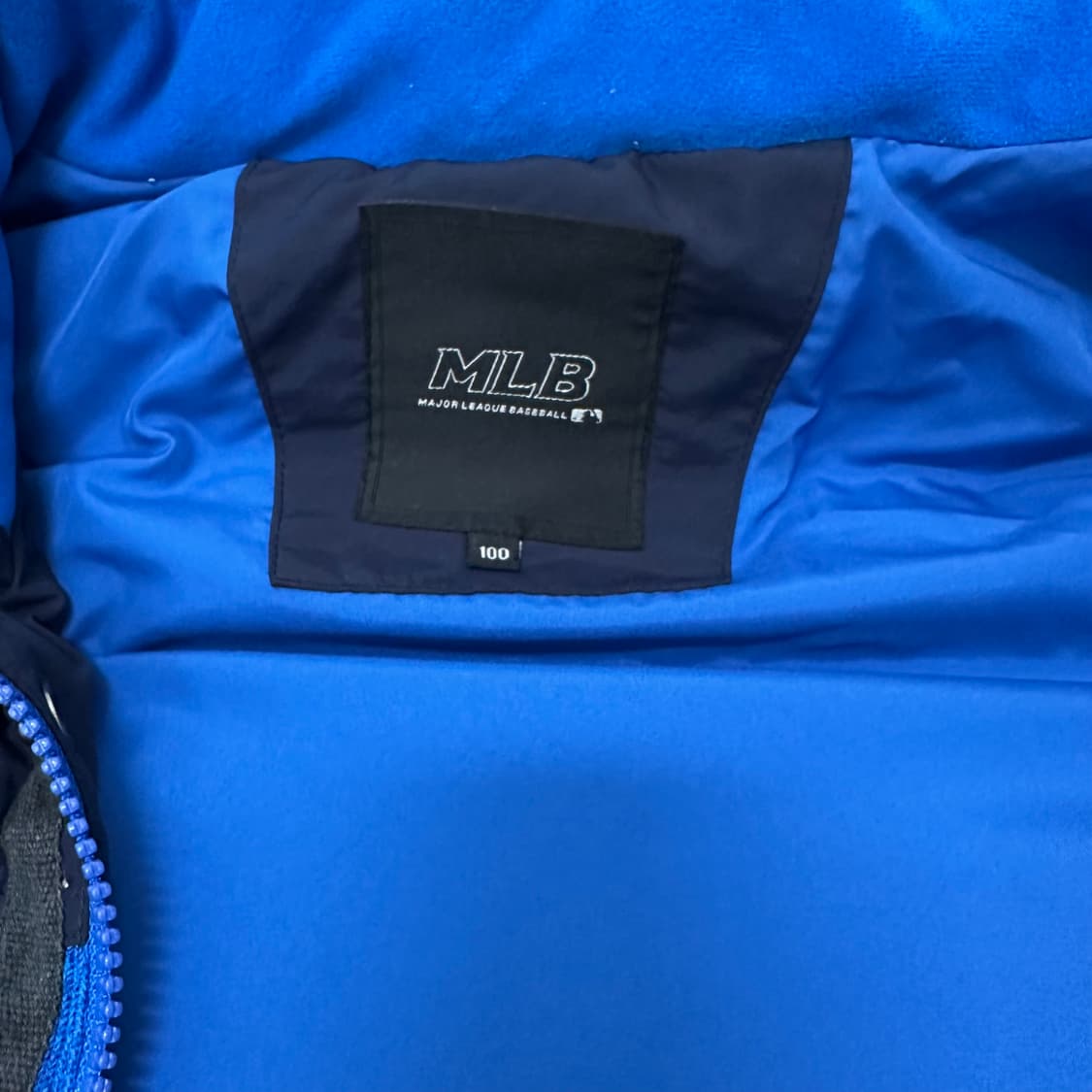 MLB 엠엘비 패딩 조끼 블루 100(L) 상품이미지8