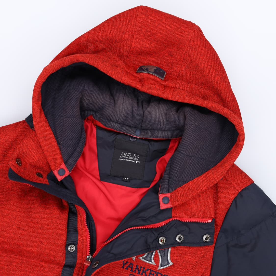 [100] MLB 뉴욕양키스 후드 바시티패딩자켓 1128HR1 상품이미지3