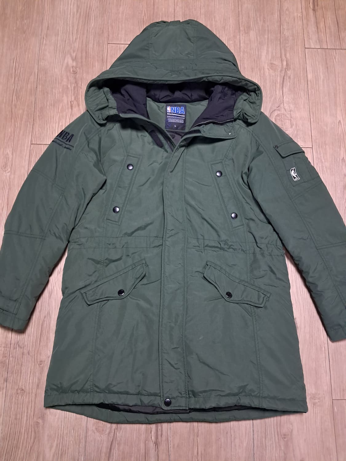 NBA 롱패딩 파카 남성L 상품이미지1