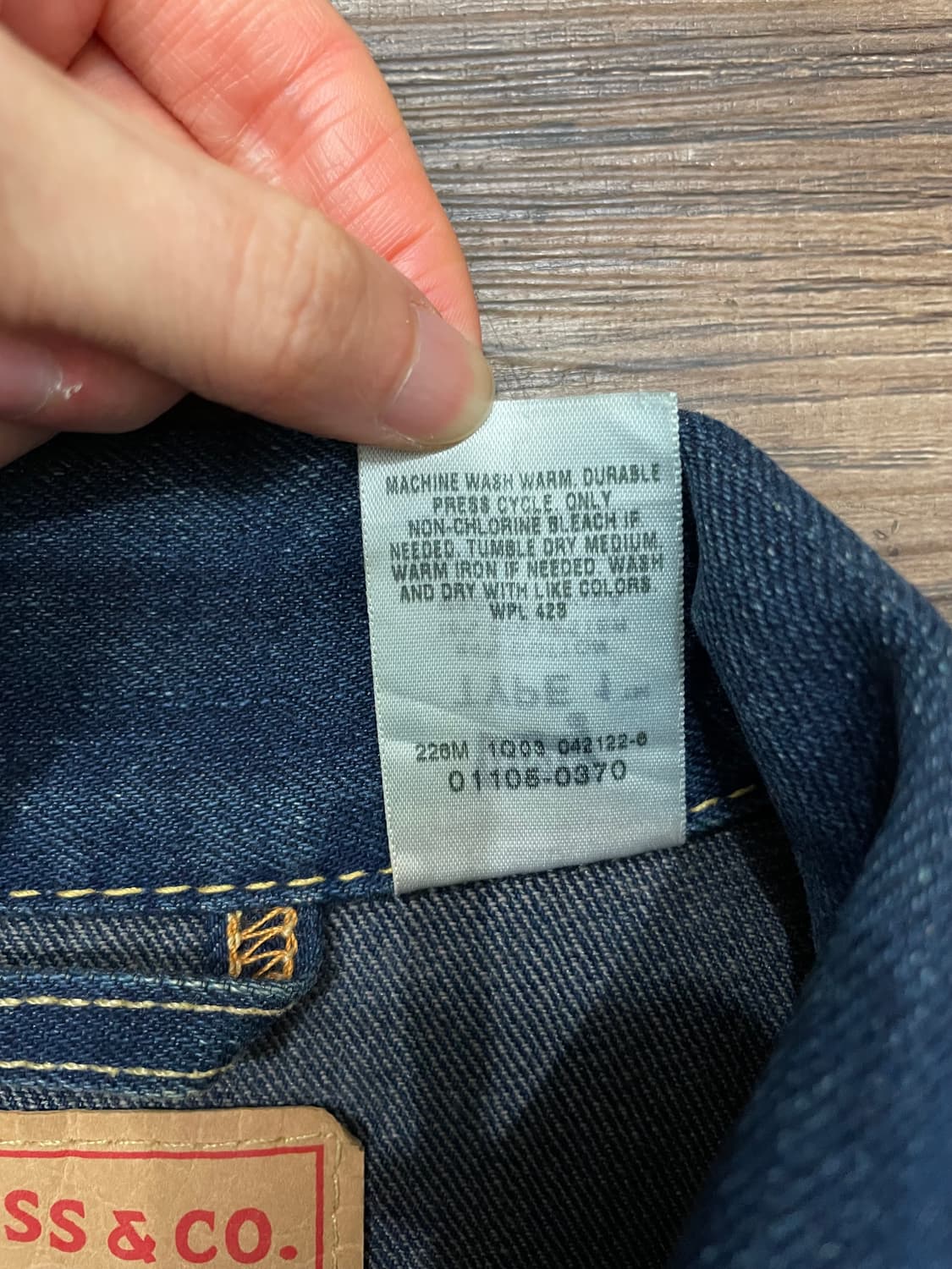 리바이스 타입원 TYPE1 트러커 데님 자켓 상품이미지9