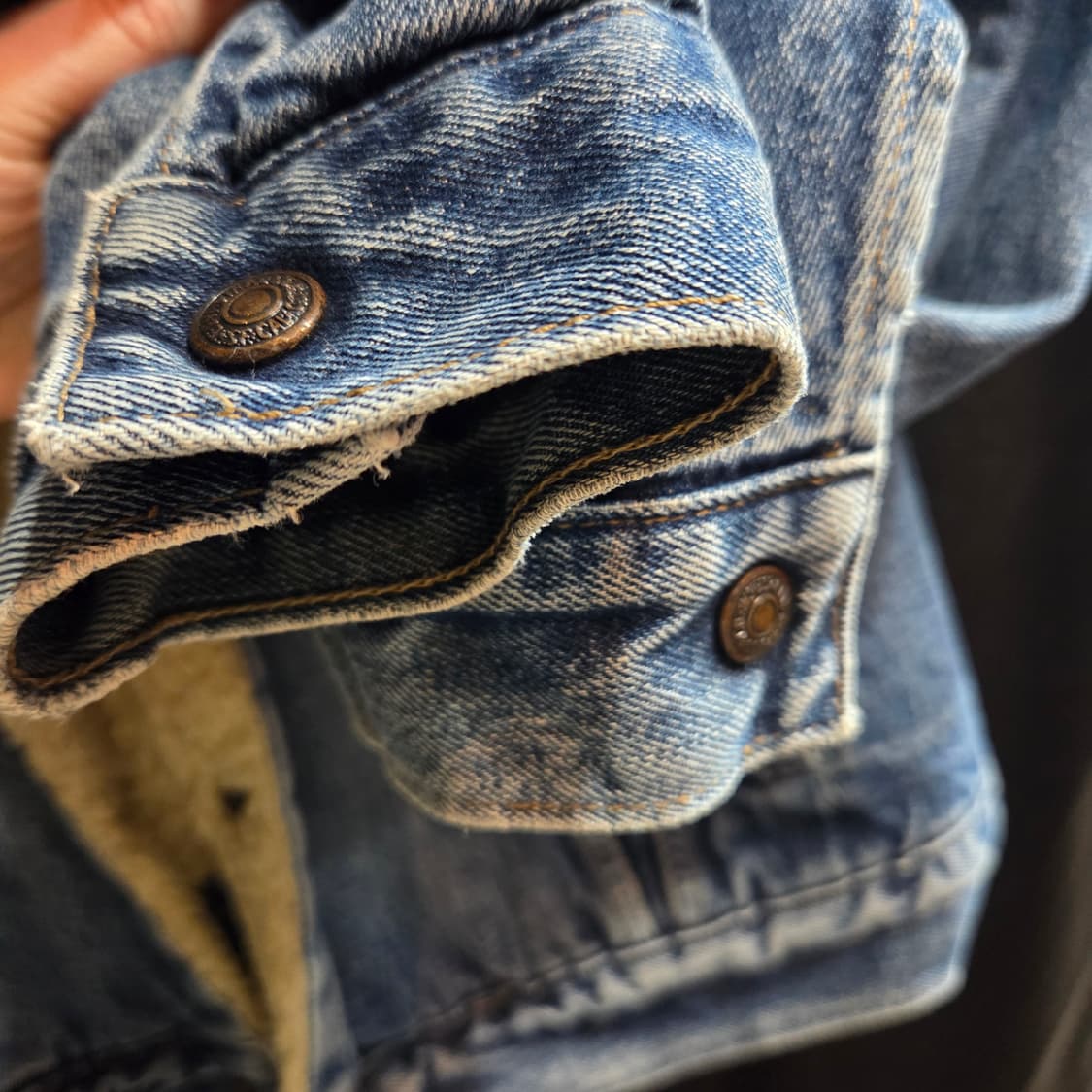 90's 리바이스 쉐르파 데님 자켓 71500 상품이미지5