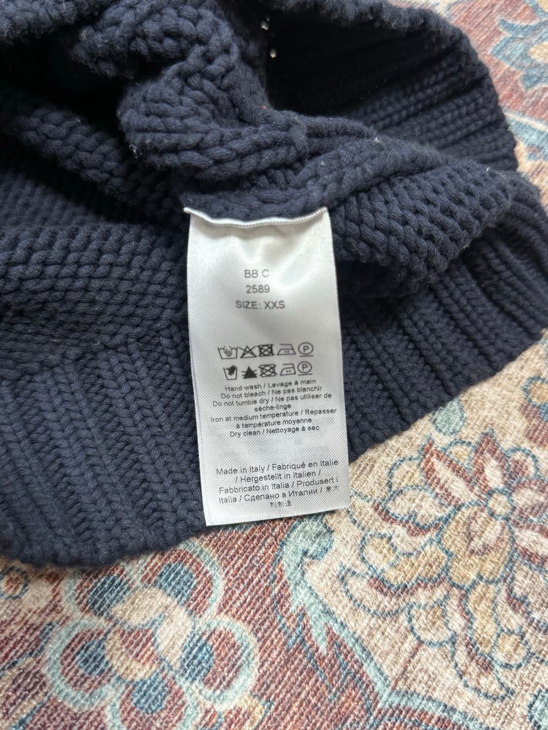 GANNI 가니 니트 조끼 네이비컬러 상품이미지5