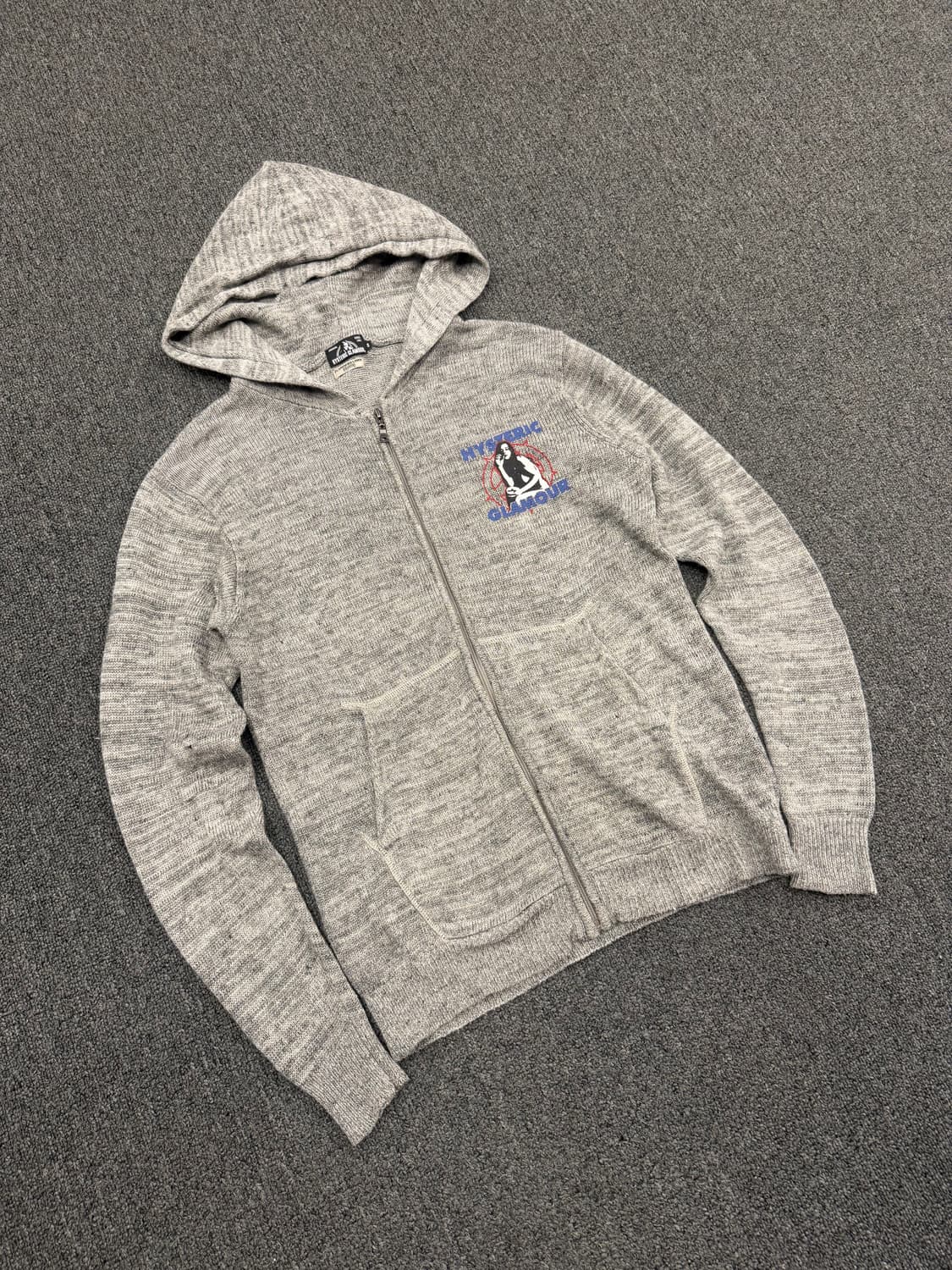 S) 히스테릭 글래머 빈티지 니트 후드 집업 상품이미지1